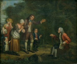 De Familie Calas voor Voltaire in Ferney